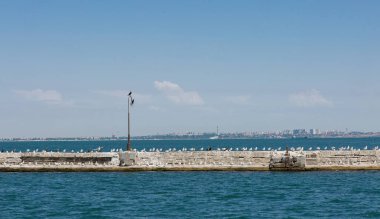 Barselona şehrinin manzarası