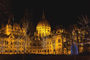Hungary 'nin başkentinin gece manzarası