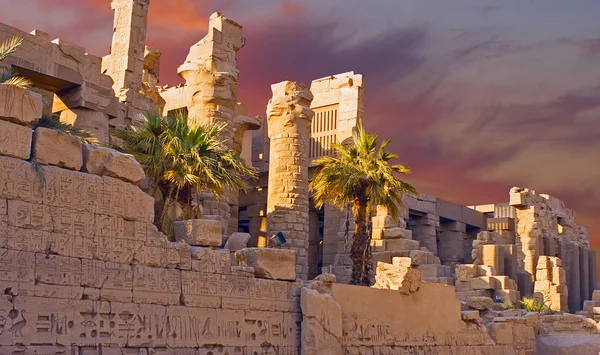 Temple Ville Karnak Nord État Israël — Photo