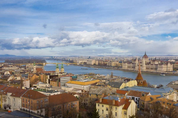 Luftaufnahme Von Budapest Ungarn — Stockfoto