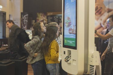 Viyana, Avusturya 'da fast food işindekiler