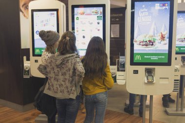 Viyana, Avusturya 'da fast food işindekiler