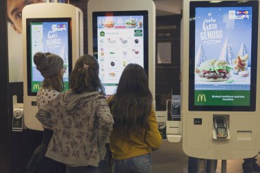 Viyana, Avusturya 'da fast food işindekiler