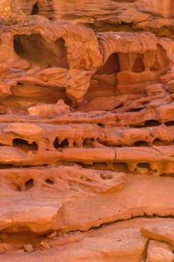 Renkli Kanyon South Sinai (Mısır) Yarımadası'nda bir rock oluşumdur. Çöl kayalar çok renkli kumtaşı arka plan.