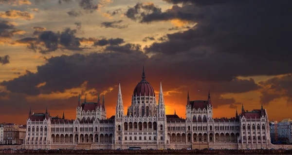 Edifício Parlamento Budapest Hungary — Fotografia de Stock