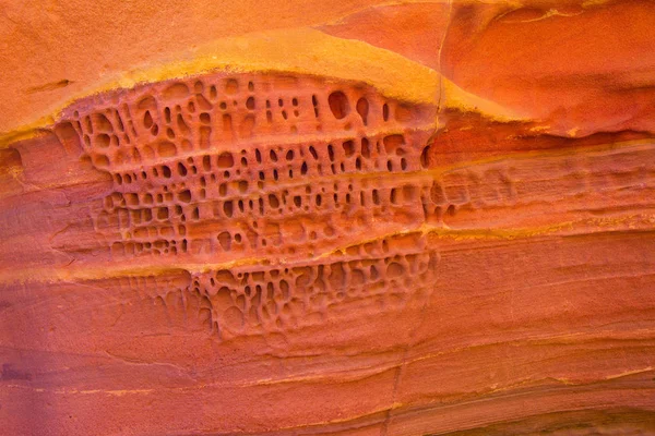 Cañón Color Una Formación Rocosa Sur Sinaí Egipto Península Rocas — Foto de Stock