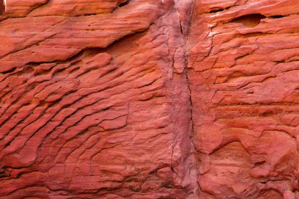 Färgade Canyon Klippformation Södra Sinaihalvön Egypten Öknen Vaggar Mångfärgade Sandsten — Stockfoto