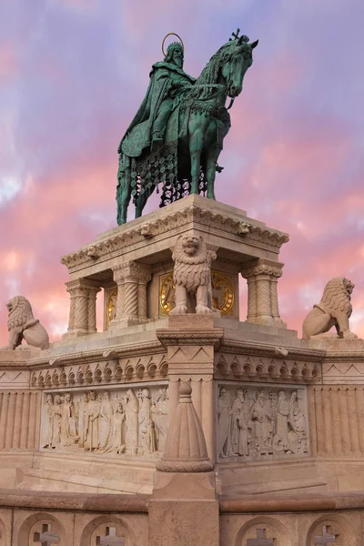 Statue King Budapest Hungary — Fotografia de Stock