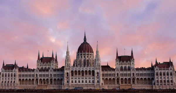Венгерское Здание Парламента Будапеште Венгрия — стоковое фото
