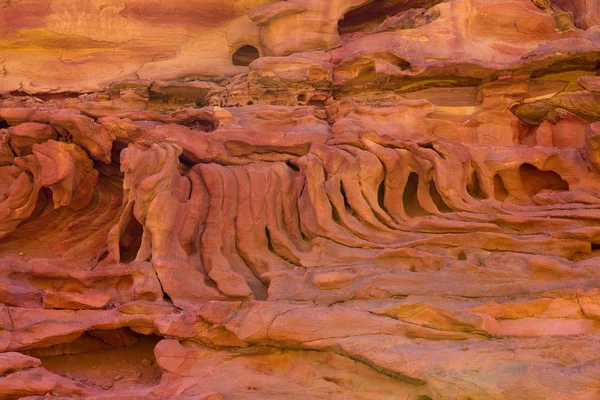 Кольорові Каньйон Скельне Освіта Півострові Південний Синай Єгипет Пустеля Порід — стокове фото