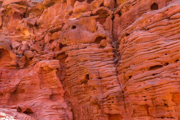 Кольорові Каньйон Скельне Освіта Півострові Південний Синай Єгипет Пустеля Порід — стокове фото