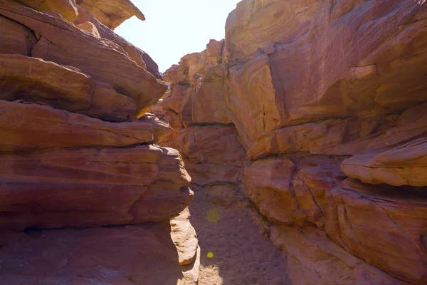 Cañón Color Una Formación Rocosa Sur Sinaí Egipto Península Rocas —  Fotos de Stock