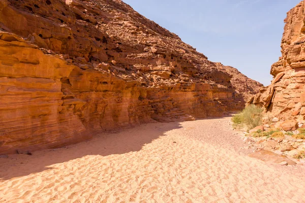 Desert rocks of multicolored sandstone background. Coloured Canyon is a rock formation on South Sinai (Egypt) peninsula.