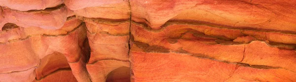 Wüstenfelsen Mit Buntem Sandsteinhintergrund Der Farbige Canyon Ist Eine Felsformation — Stockfoto