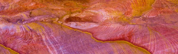 Wüstenfelsen Mit Buntem Sandsteinhintergrund Der Farbige Canyon Ist Eine Felsformation — Stockfoto