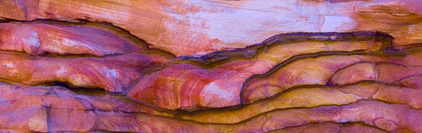 Rocce Desertiche Sfondo Arenaria Multicolore Canyon Colorato Una Formazione Rocciosa — Foto Stock