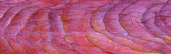 Pouštní Skály Vícebarevnými Pískovcových Pozadí Barevný Kaňon Skalní Formace Poloostrově — Stock fotografie