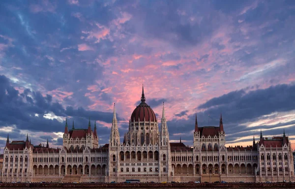 Ungersk Parlamentsbyggnad Budapest Ungern — Stockfoto