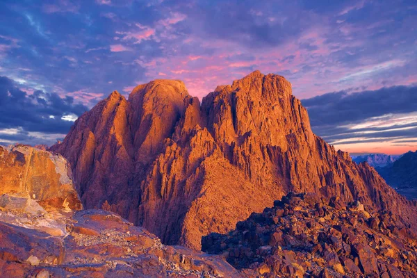 Красивий Захід Сонця Скелястих Горах — стокове фото