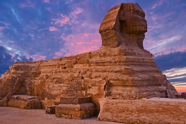 Ancient Sphynx Monument Egypt — Stockfoto