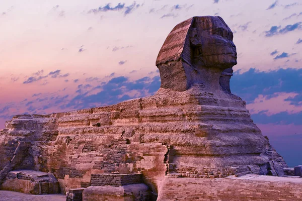 Ancient Sphinx Monument Egypt — Stockfoto