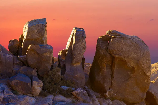 Rocky Stones Mountains Sunset — Stock Photo, Image