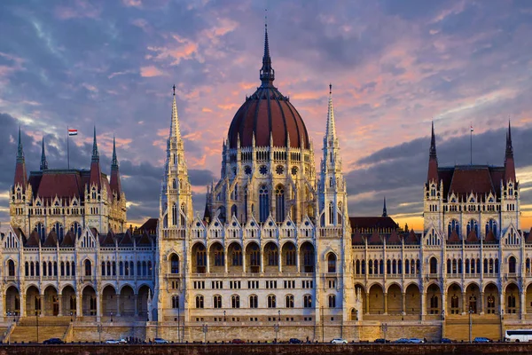 Ungersk Parlamentsbyggnad Budapest Ungern — Stockfoto