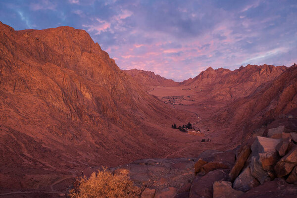 beautiful landscape of the negev desert in the north of israel