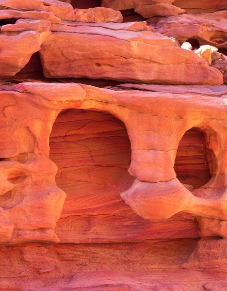 Desert rocks of multicolored sandstone background. Coloured Canyon is a rock formation on South Sinai (Egypt) peninsula.