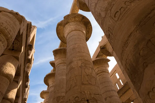 Antiguas Ruinas Del Templo Karnak Luxor Tebas Egipto Complejo Templos —  Fotos de Stock