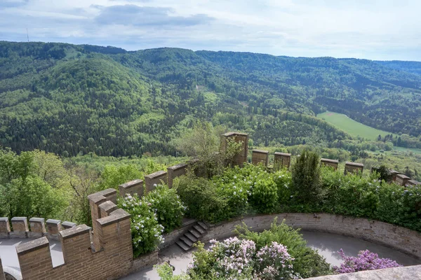 Castello Hohenzollern Germania Maggio 2018 Castello Hohenzollern Casa Ancestrale Della Foto Stock