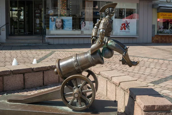 Escultura del "Lgenbaron von Mnchhausen " — Foto de Stock