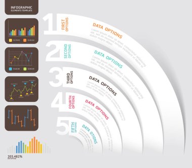 İş Infographics tasarım şablonu. Vektör çizim. İş akışı düzeni, diyagram, numarası seçenekleri, başlangıç seçenekleri, web tasarım için kullanılabilir.