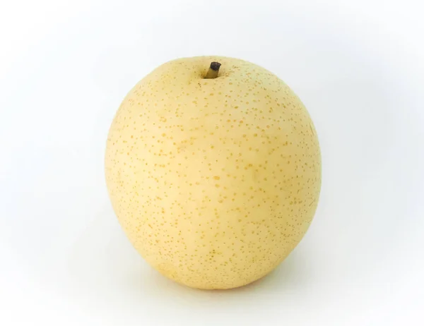 Chinese Pear Isolated White Background — Stock Photo, Image