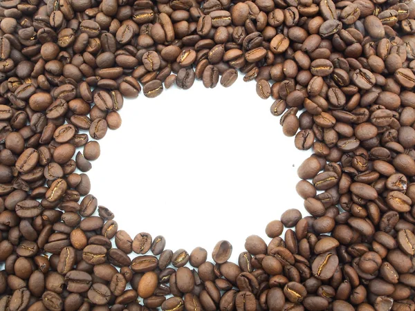 Coffee bean set background.