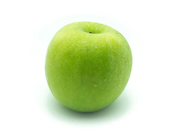 Zelené Apple Izolované Bílém Pozadí — Stock fotografie