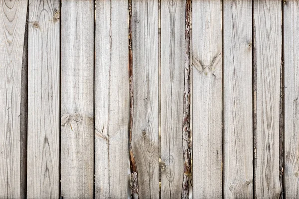 Gros plan de la clôture verticale en bois de chêne simple fond. Vieux mur en bois noué. Modèle rustique vintage. Espace de copie — Photo