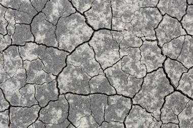 Yakın çekim sıcak sümer yağmur olmadan nedeniyle kara toprağı toprak kırık. Kurak sezon agrucultural felaket. Küresel Isınma süreci sonrasında