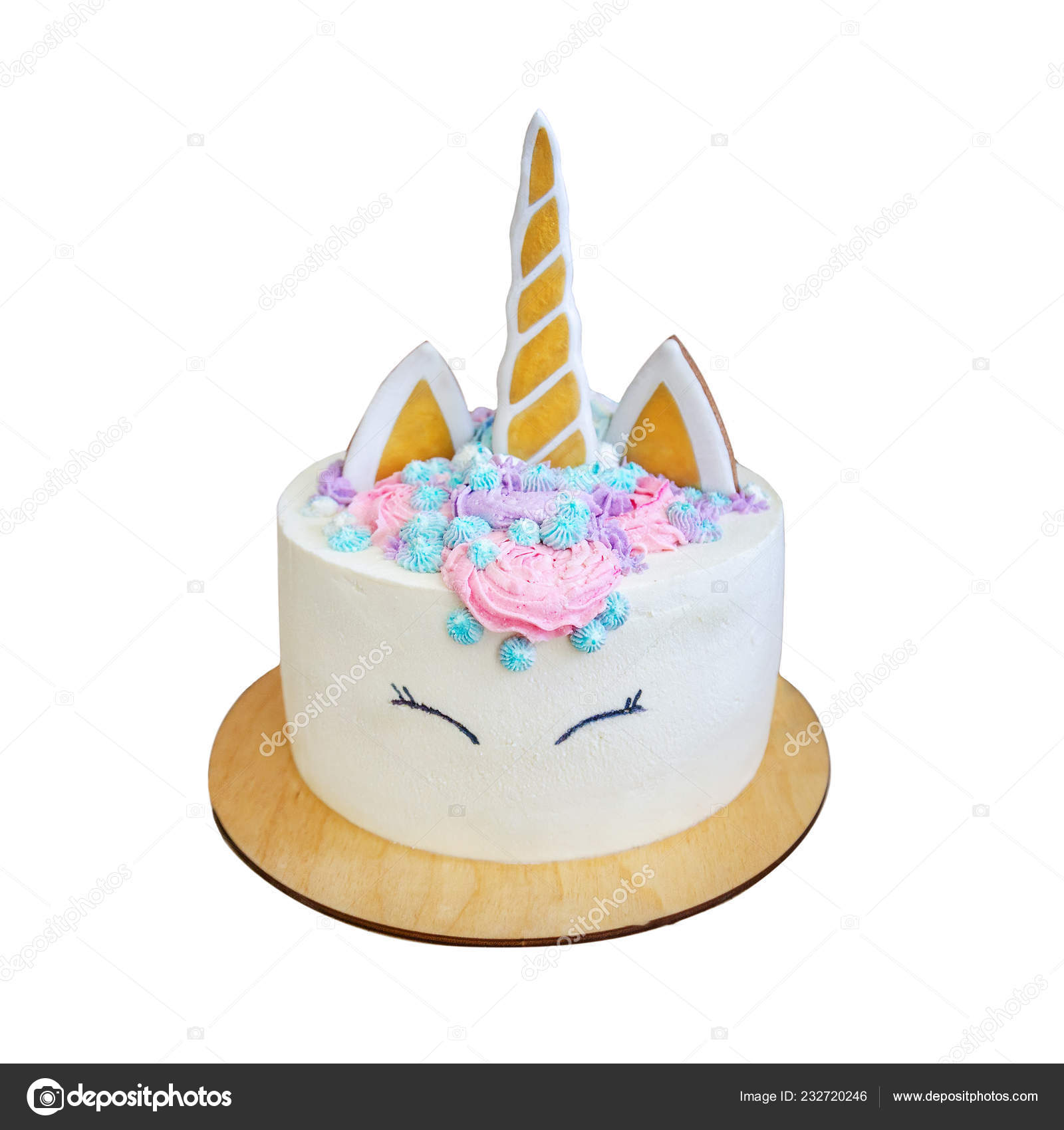Beautiful Bright Delicious Birthday Cake Girls Decorated