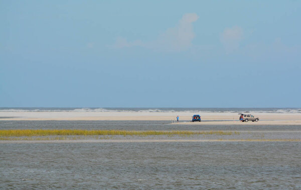 Вид из государственного парка Little Talbot Island в Джексонвилле, Флорида
