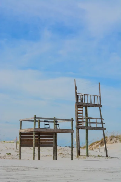 Life Guard Station Věž Pobřeží Atlantského Oceánu Jacksonville — Stock fotografie