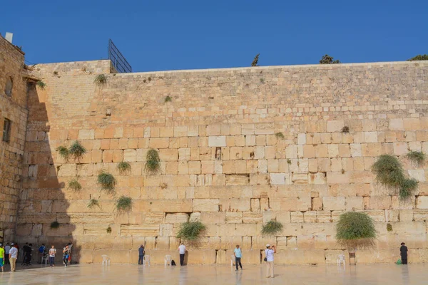 Västra Klagan Vägg Jerusalem Israel — Stockfoto