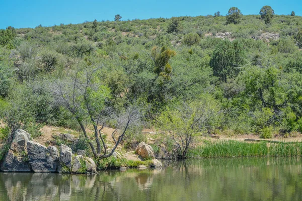 Veduta Del Lago Fain Nella Prescott Valley Contea Yavapai Arizona — Foto Stock