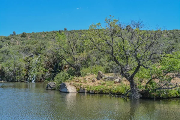 View Fain Lake Prescott Valley Yavapai County Arizona Verenigde Staten — Stockfoto