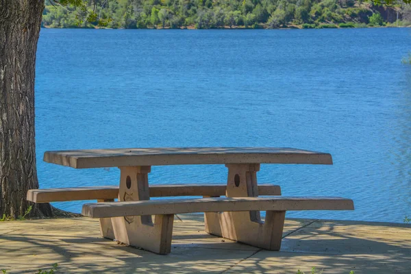 Stolik Piknikowy Lynx Lake Recreation Area Prescott Yavapai County Arizona — Zdjęcie stockowe