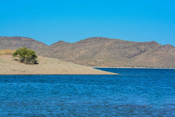 View Lake Pleasant Lake Pleasant Regional Park Sonoran Desert Arizona — Stockfoto