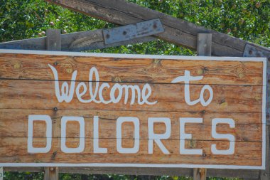 Colorado, San Juan Ulusal Ormanı Dolores Tabelasına hoş geldiniz.
