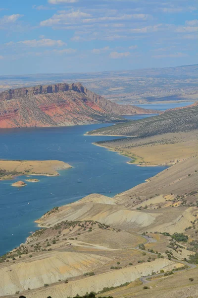 Flaming Gorge Reservoir Sheep Creek Overlook Ashley National Forest Utah — Stock Photo, Image