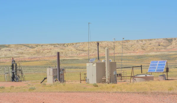 Equipo Fraccionamiento Para Extracción Petróleo Gas Natural Esquisto Fracturado Hidráulico — Foto de Stock