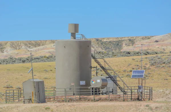 Equipo Fraccionamiento Para Extracción Petróleo Gas Natural Esquisto Fracturado Hidráulico — Foto de Stock